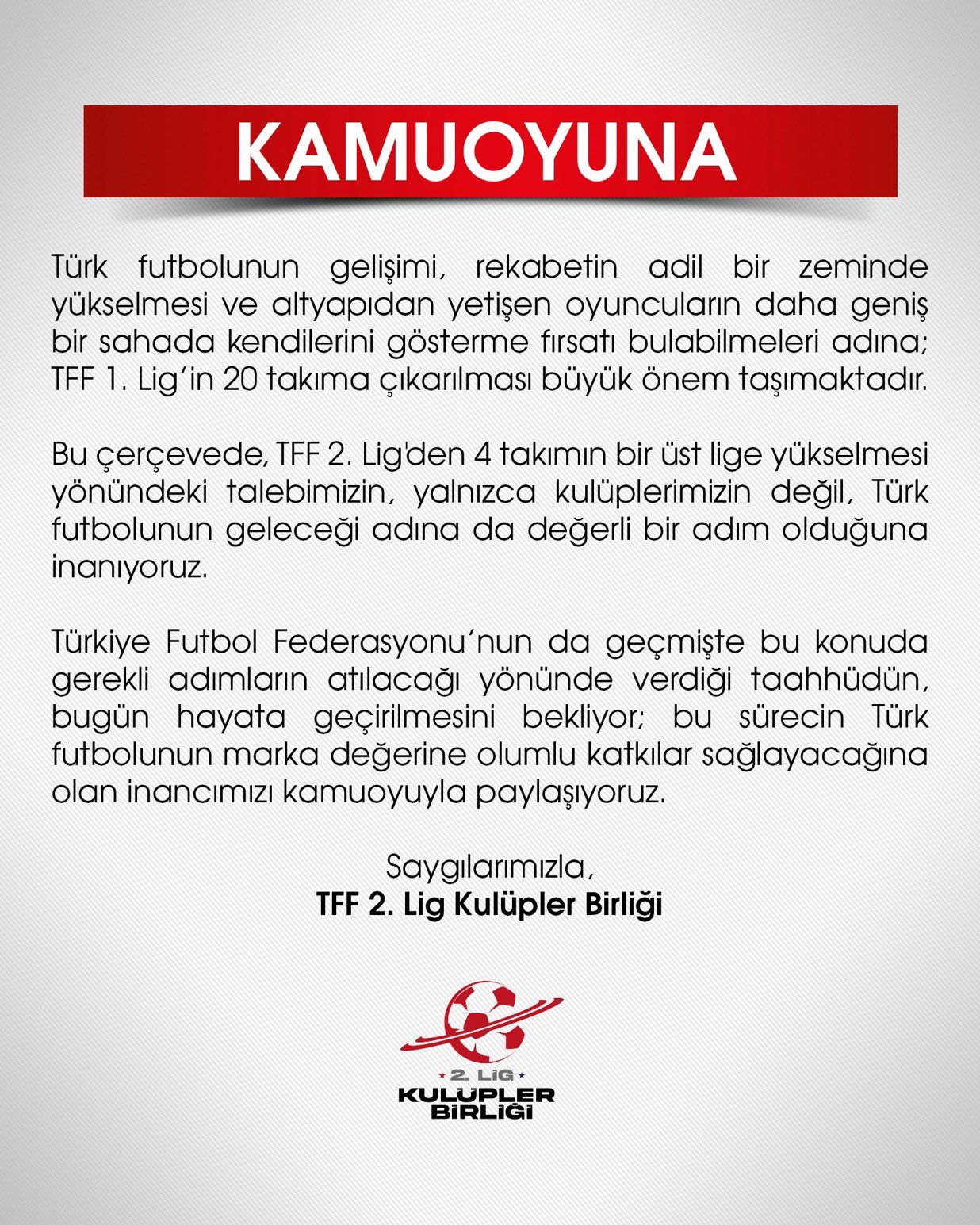 Lig Kulüpleri TFF'ye Masaya Yatırdı: Üst Lige Çıkacak Takım Sayısı 4 Olsun! 2 2. Lig Kulüpler Birliği toplantısı