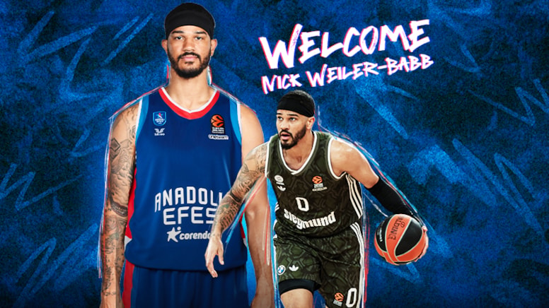 Anadolu Efes, EuroLeague Yılın Savunmacısı Nick Weiler-Babb'ı transfer etti! 2 Anadolu Efes, Weiler-Babb'ı duyurdu