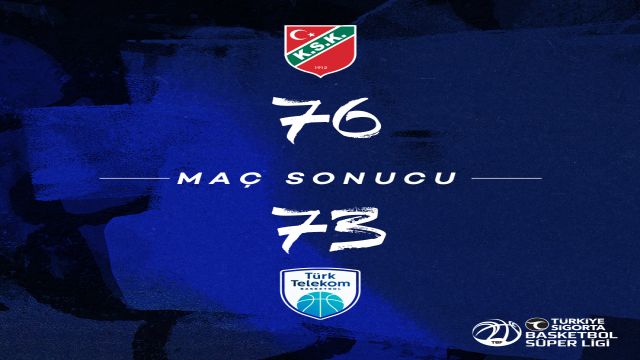 Türk Telekom, Karşıyaka'ya 76-73 yenildi! 2 Maç görseli